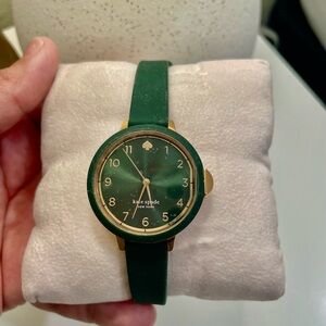 Kate Spade Emerald Green Strap with Gold Buckle